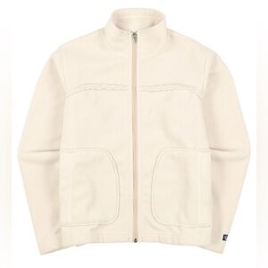Patagonia Women’s Cream Windzone Synchchilla Fleece Zip Up Jacket Sz M